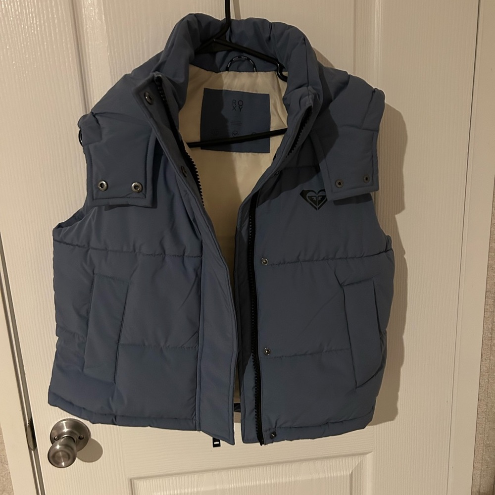 Roxy Blue Puffer Vest